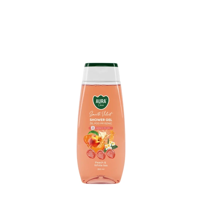 Żel pod prysznic 350 ml Brzoskwinia i Biała herbata ASG-006-012 Aura Care