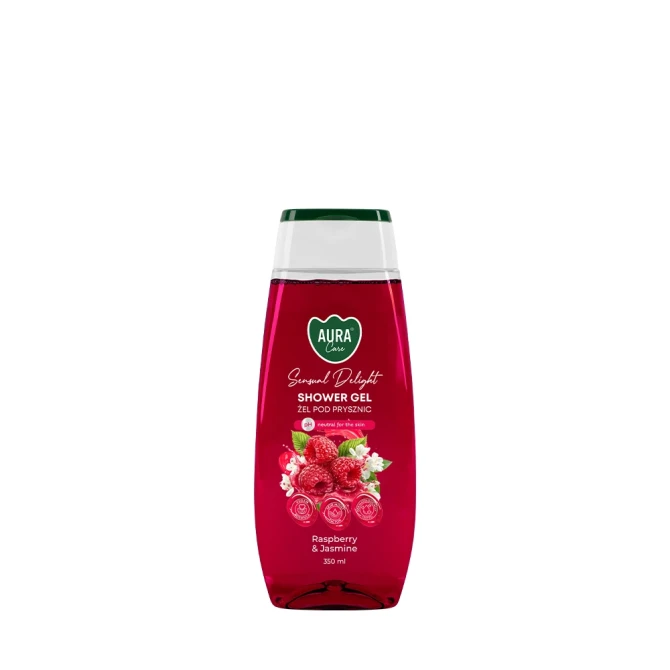 Żel pod prysznic 350 ml Malina i Jaśmin ASG-006-014 Aura Care