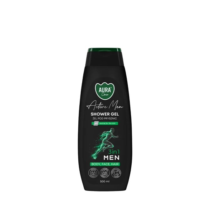 Kremowy żel pod prysznic 500 ml Cytryna i Bergamotka ASG-010-013 Aura Care