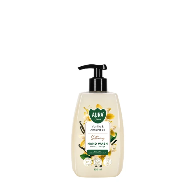 Mydło do rąk 500 ml Wanilia i Olejek migdałowy AHW-004-003 Aura Care
