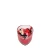 Świeca zapachowa Sweet Heart Aura AC-003-526 w szkle w kształcie serca