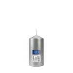 Świeca walec srebrny metalik sw60/120-271