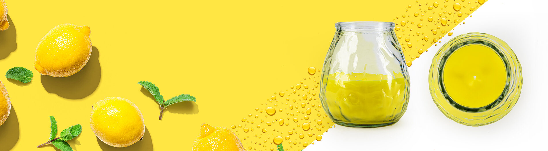 Citronella - świeca do ogrodu z olejkami eterycznymi