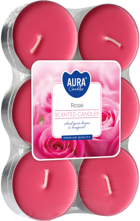 Podgrzewacze zapachowe maxi 6szt. Róża p35-6-78 Aura