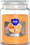 Duża świeca Pomarańcza w szkle z wieczkiem snd99-63 Aura