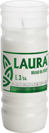Wkład zalewany do zniczy Laura L3 na sztuki