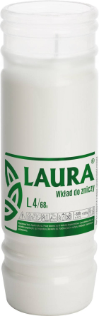 Wkład zalewany do zniczy Laura L4 na sztuki