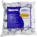Podgrzewacze tealight 4,5h 100 sztuk w folii p15-100