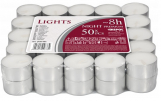 Podgrzewacze tealight 8h 50 sztuk w stosie pf30-50s podgrzewacza 8 godzinne