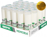 Wkłady do zniczy olejowe 24 sztuk Memoria WO6 białe