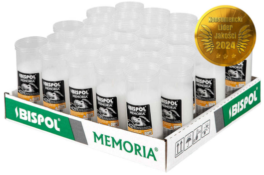 Wkłady do zniczy parafinowe 30szt. Memoria p110