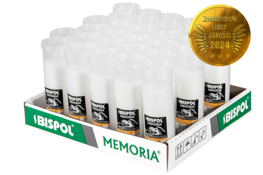 Wkłady do zniczy parafinowe 30szt. Memoria p160