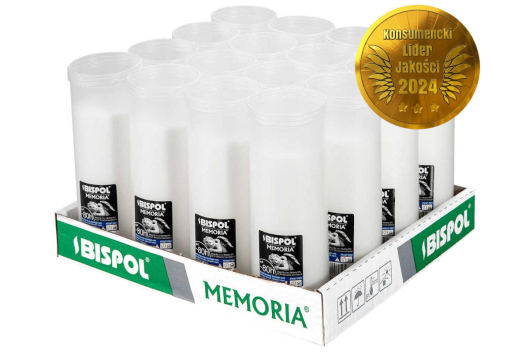 Wkłady do zniczy parafinowe 16szt. Memoria p360
