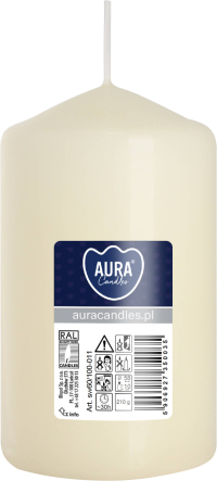 Świeca walec ecru sw60/100-011