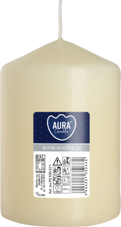 Świeca walec ecru sw70/100-011