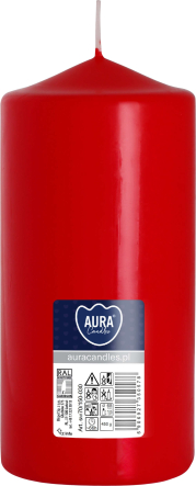 Świeca walec czerwony sw70/150-030
