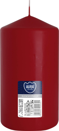 Świeca walec burgund sw80/150-036