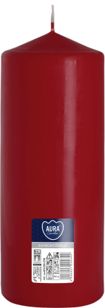 Świeca walec burgund sw80/200-036