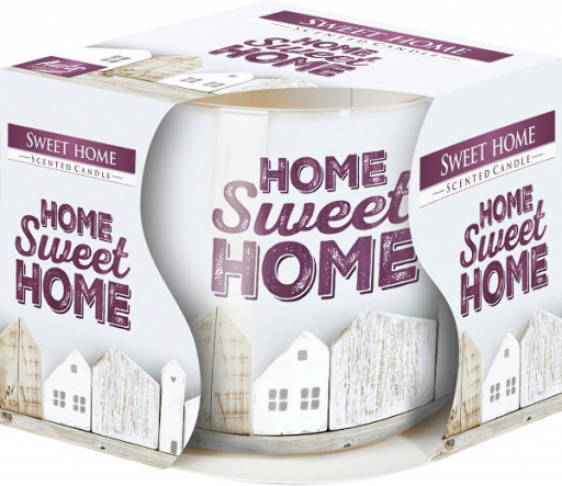 Świeca zapachowa Sweet Home w szkle z wzorem sn71s-11 W wzór 2020