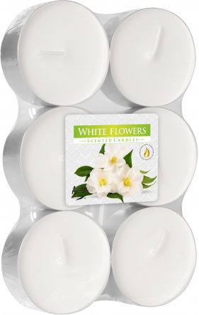 Podgrzewacze zapachowe maxi 6szt. Białe kwiaty p35-6-179